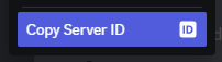 Copy Server ID